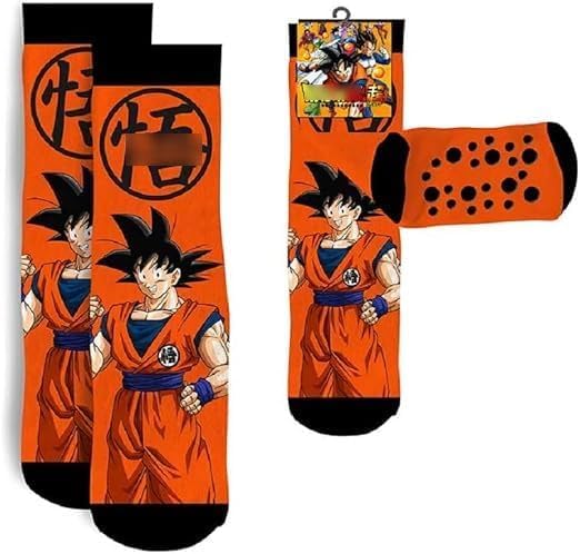 Calzini antiscivolo e normali Disegnate Goku, Vegeta, varie taglie
