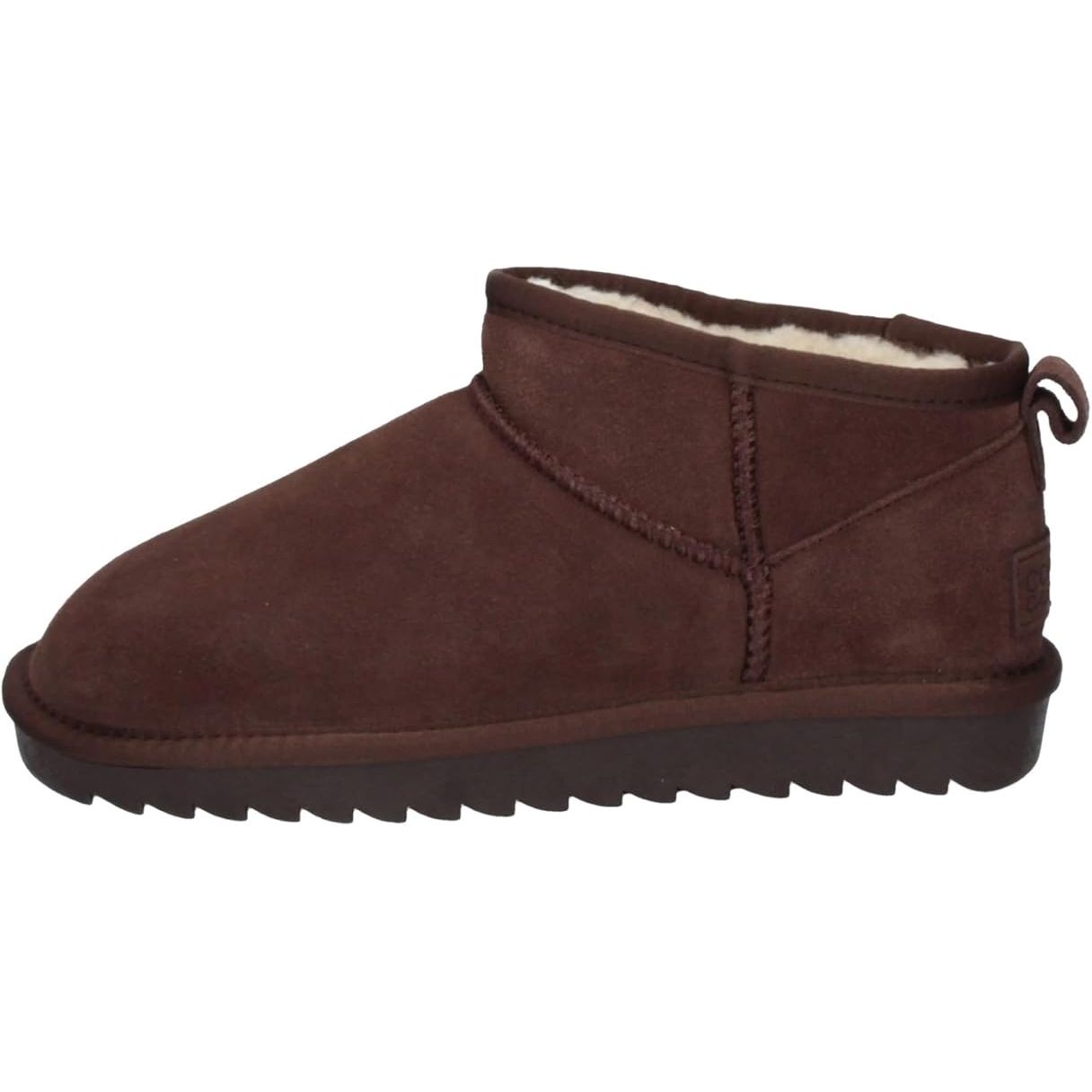 Short Winter boot in suede