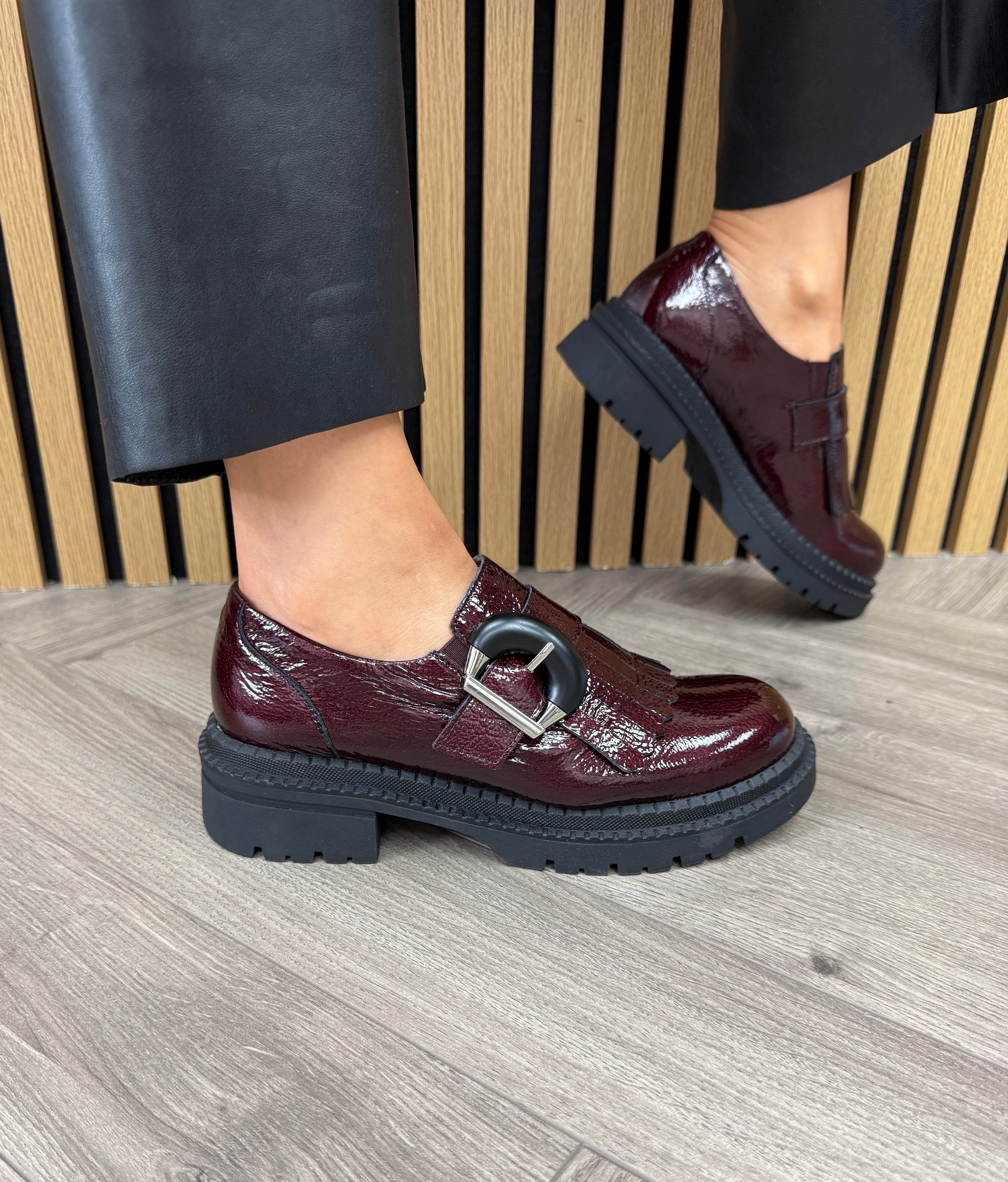 Pitillos Mocassino in Vernice