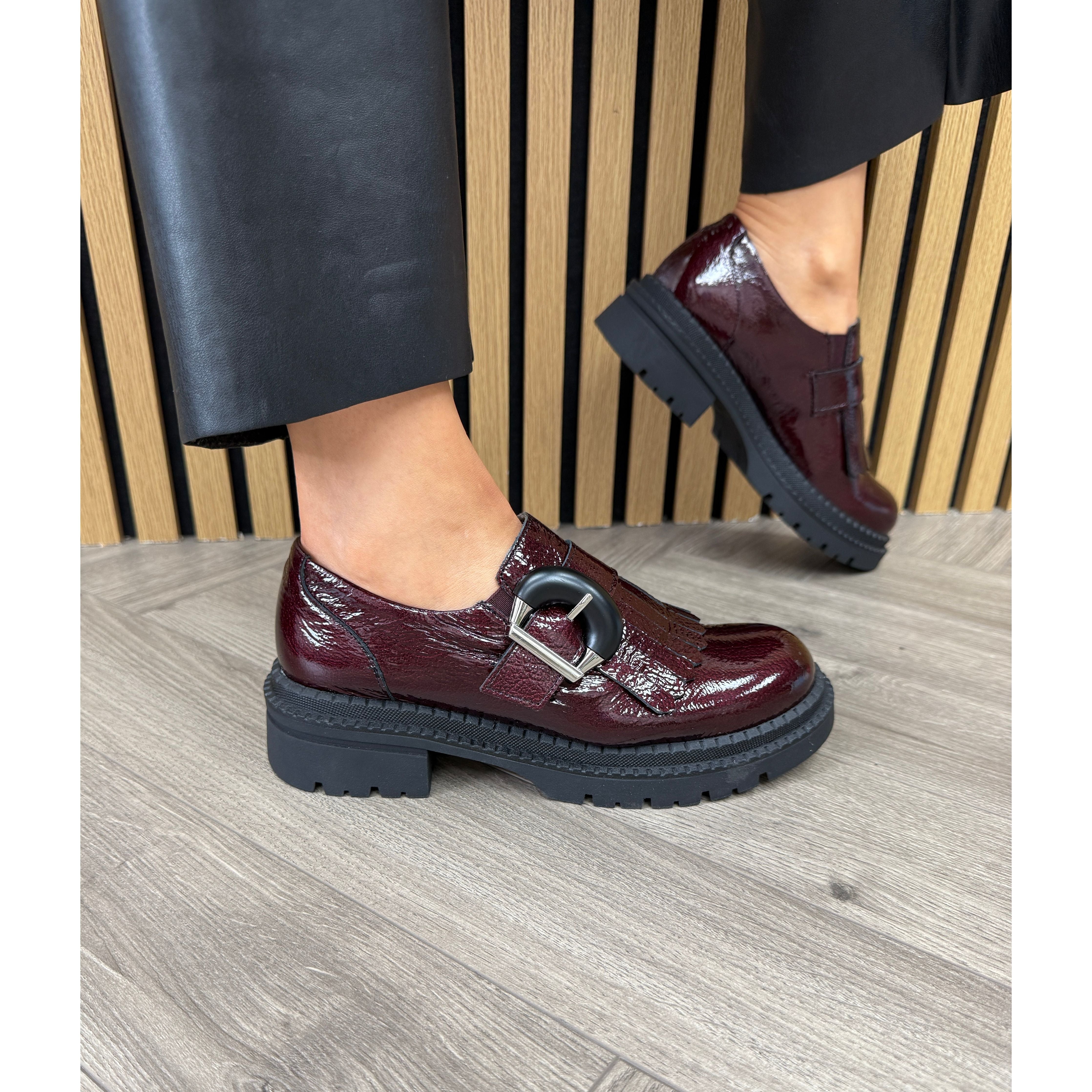 Pitillos Mocassino in Vernice