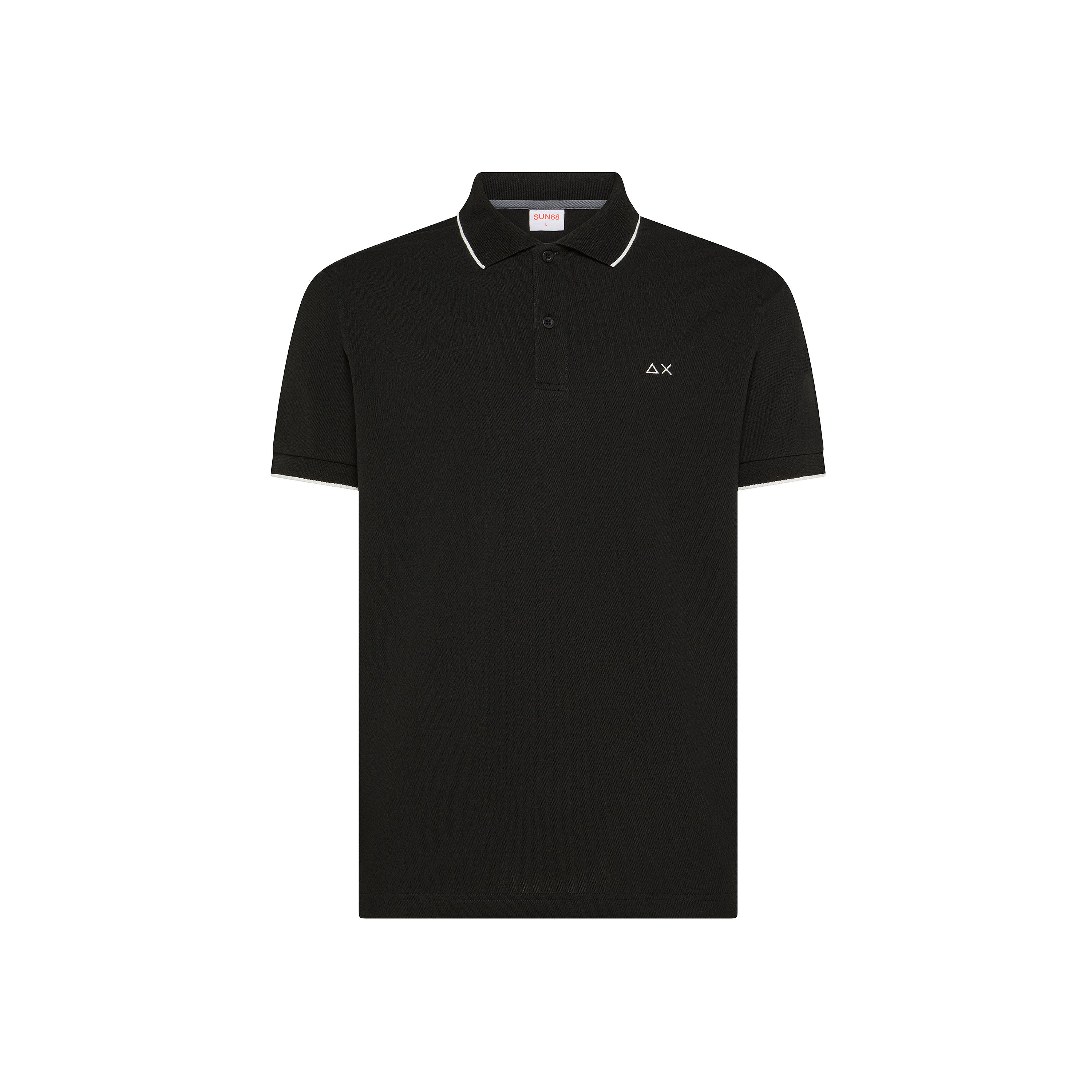 POLO SMALL STRIPE ON COLLAR S/S