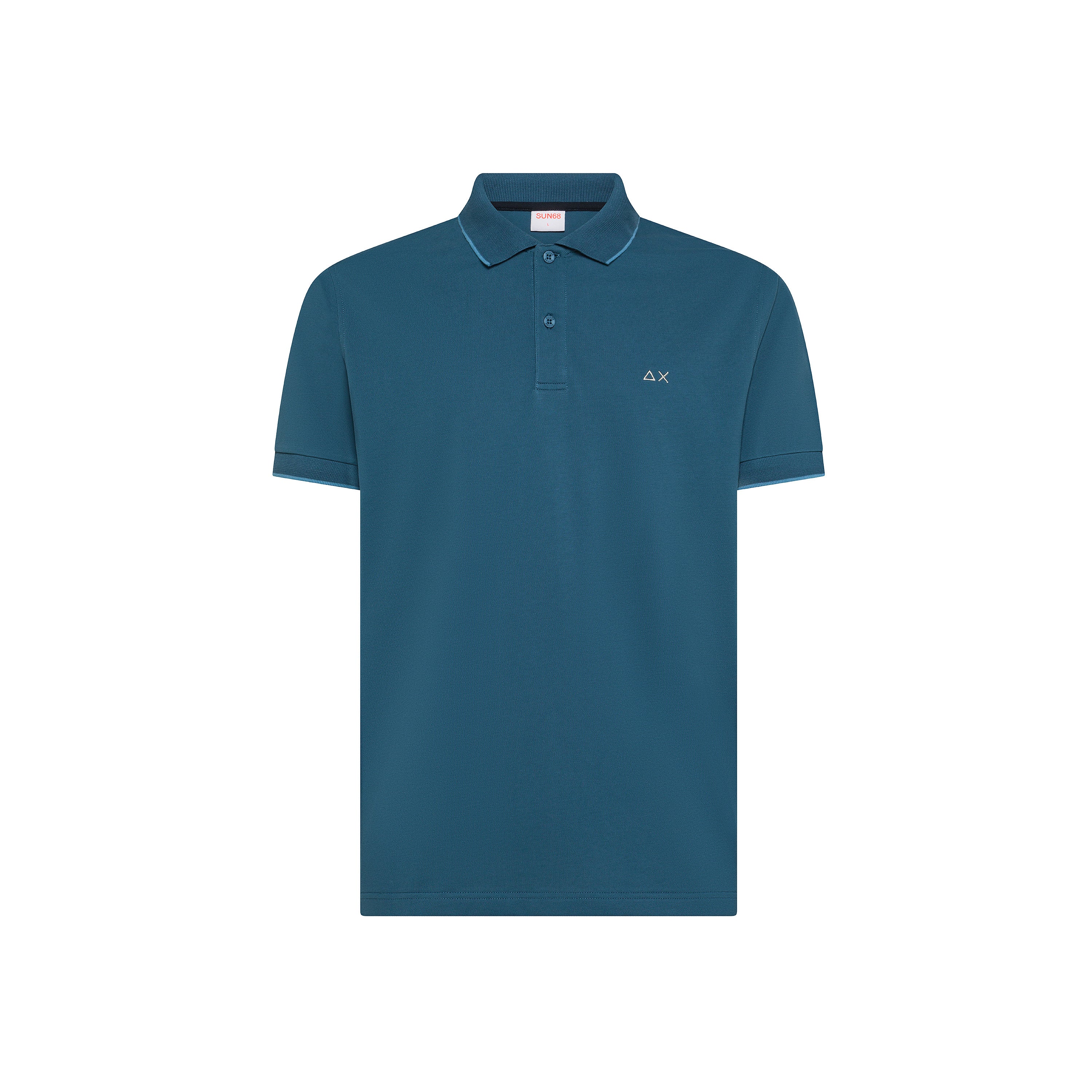 POLO SMALL STRIPE ON COLLAR S/S