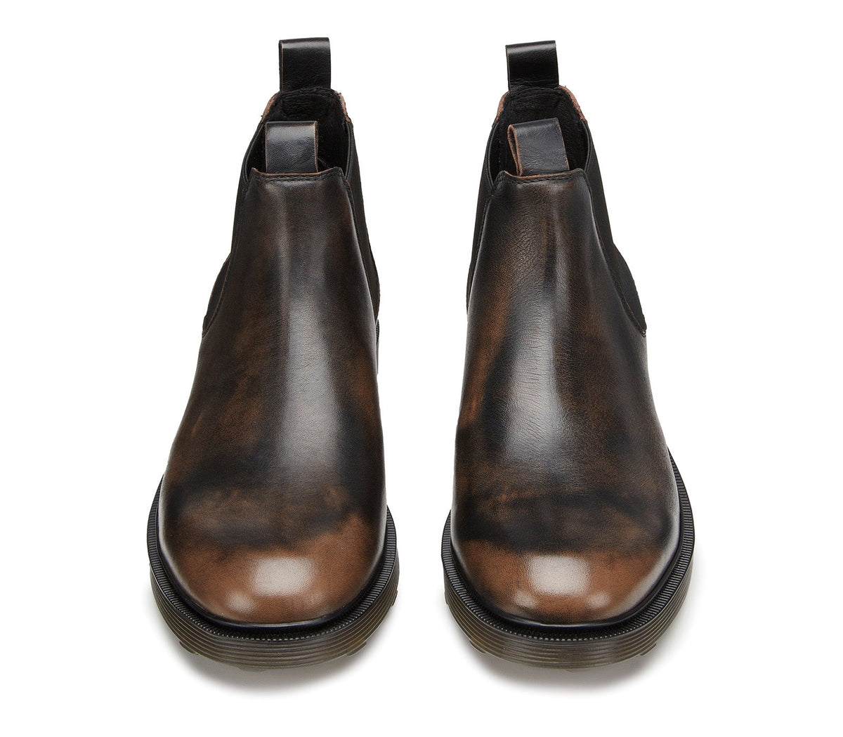 OZZY 3530 MID M WASHED LEATHER BLACK/BROWN