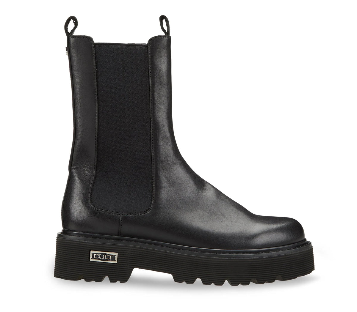 SLASH 3267 HIGH BEATLE W LEATHER/ELASTIC BLACK