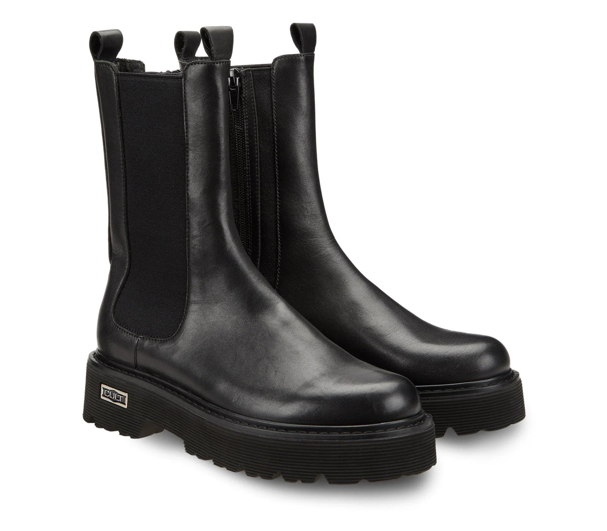 SLASH 3267 HIGH BEATLE W LEATHER/ELASTIC BLACK