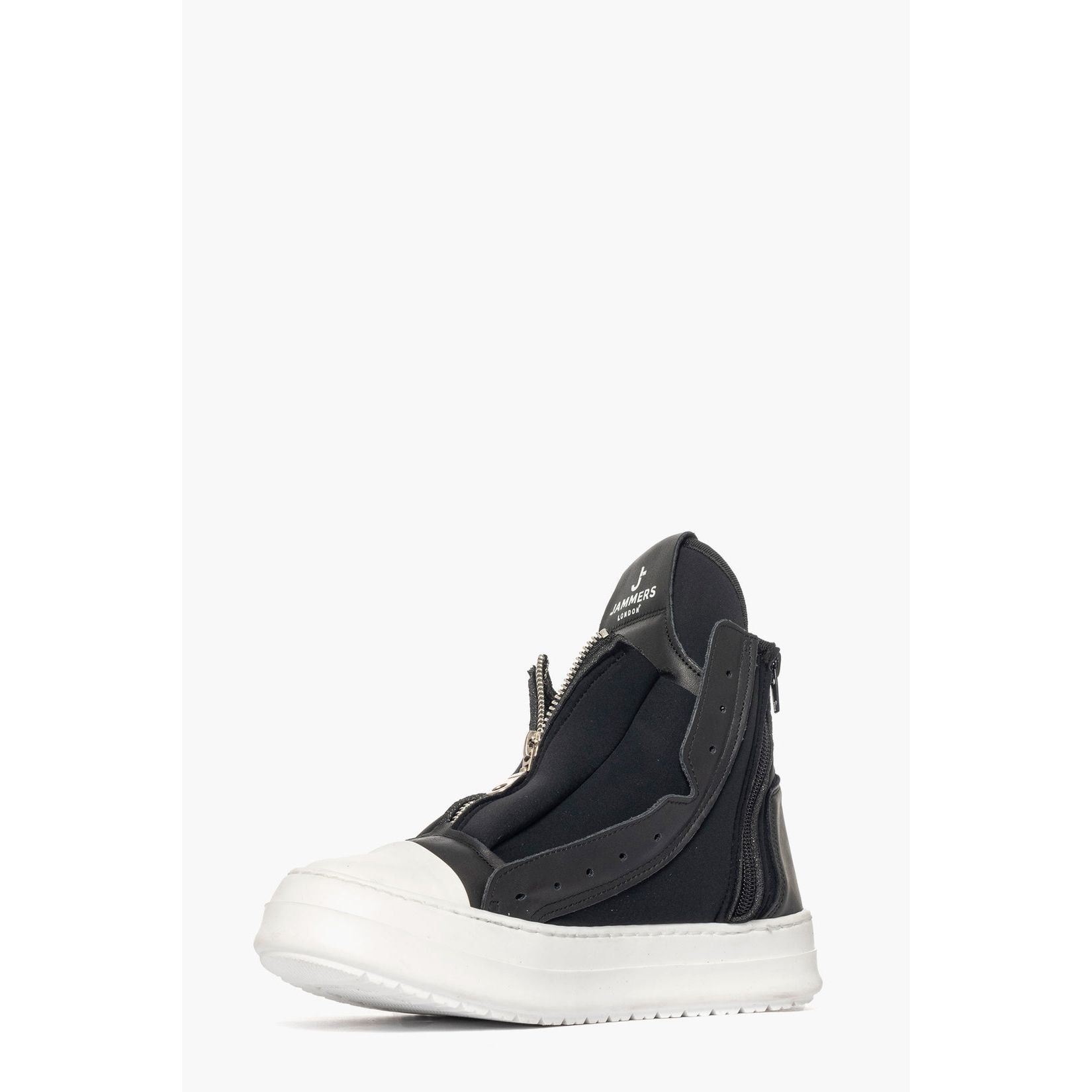 Sneakers scuba nero zip Tore Total