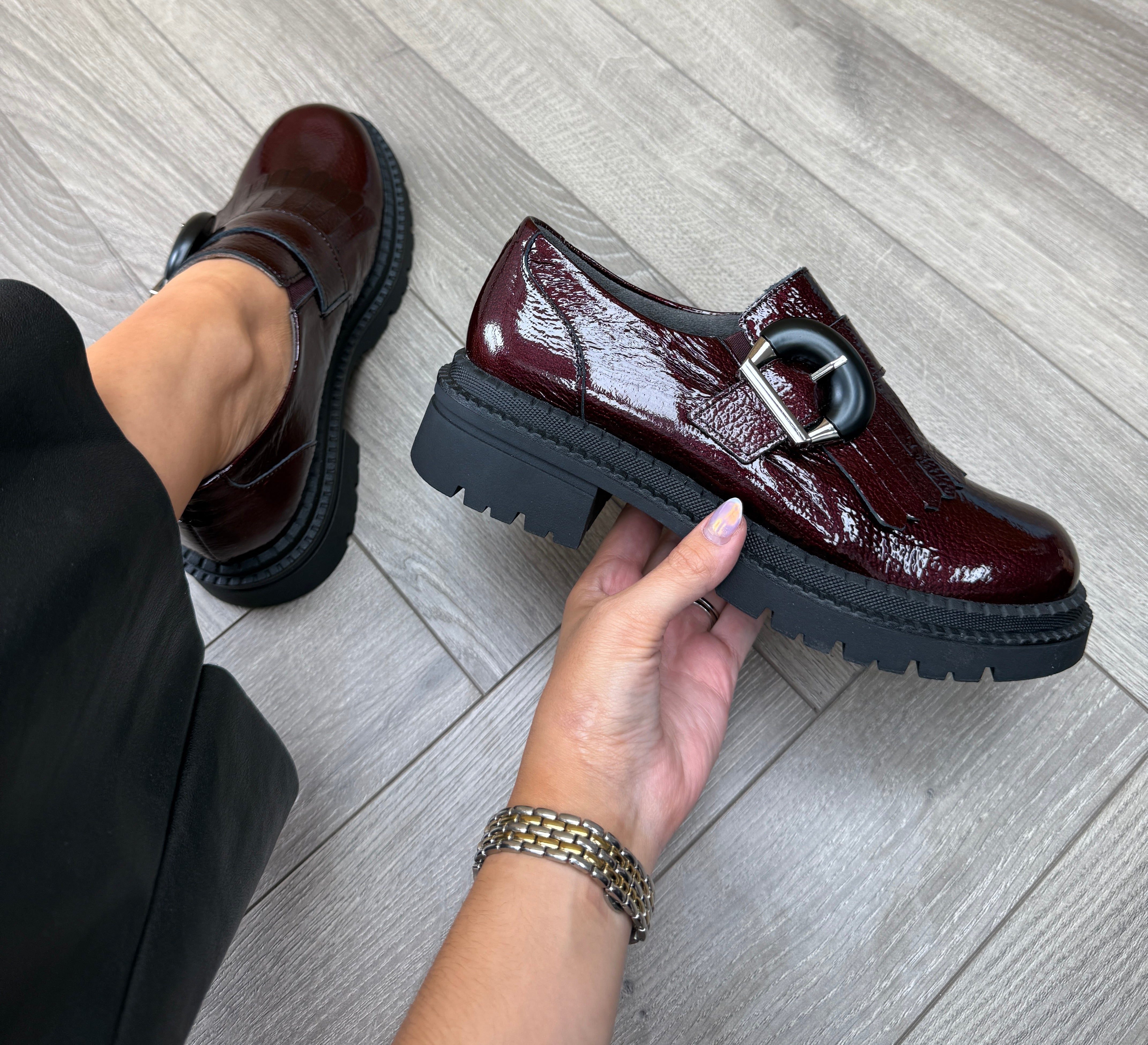 Pitillos Mocassino in Vernice