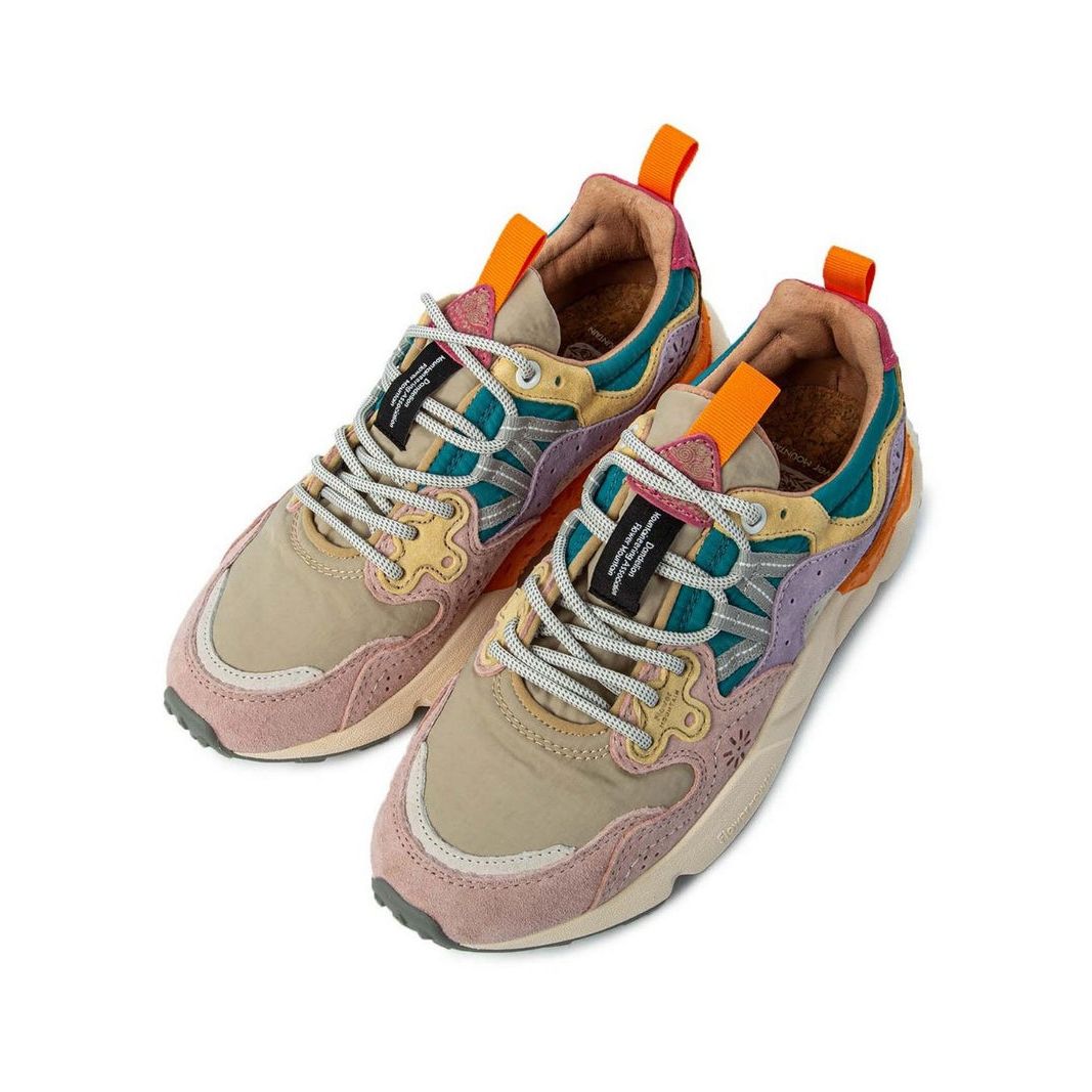 Yamano 3 Woman SUEDE/NYLON Light Pink-Lilac-Petrol
