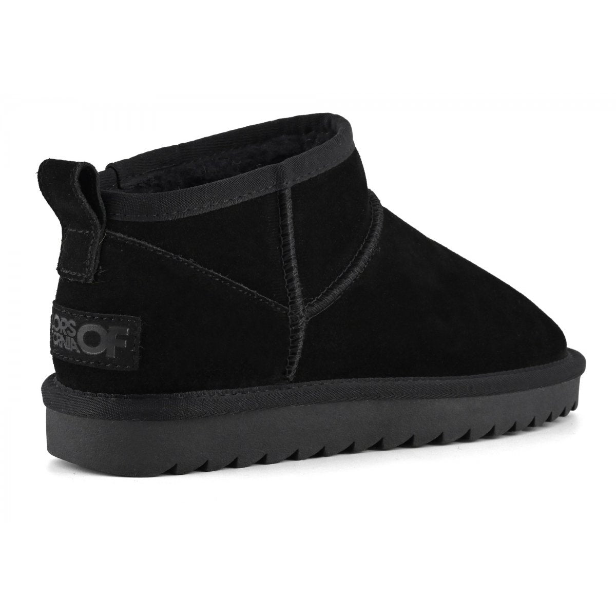 Short Winter boot in suede
