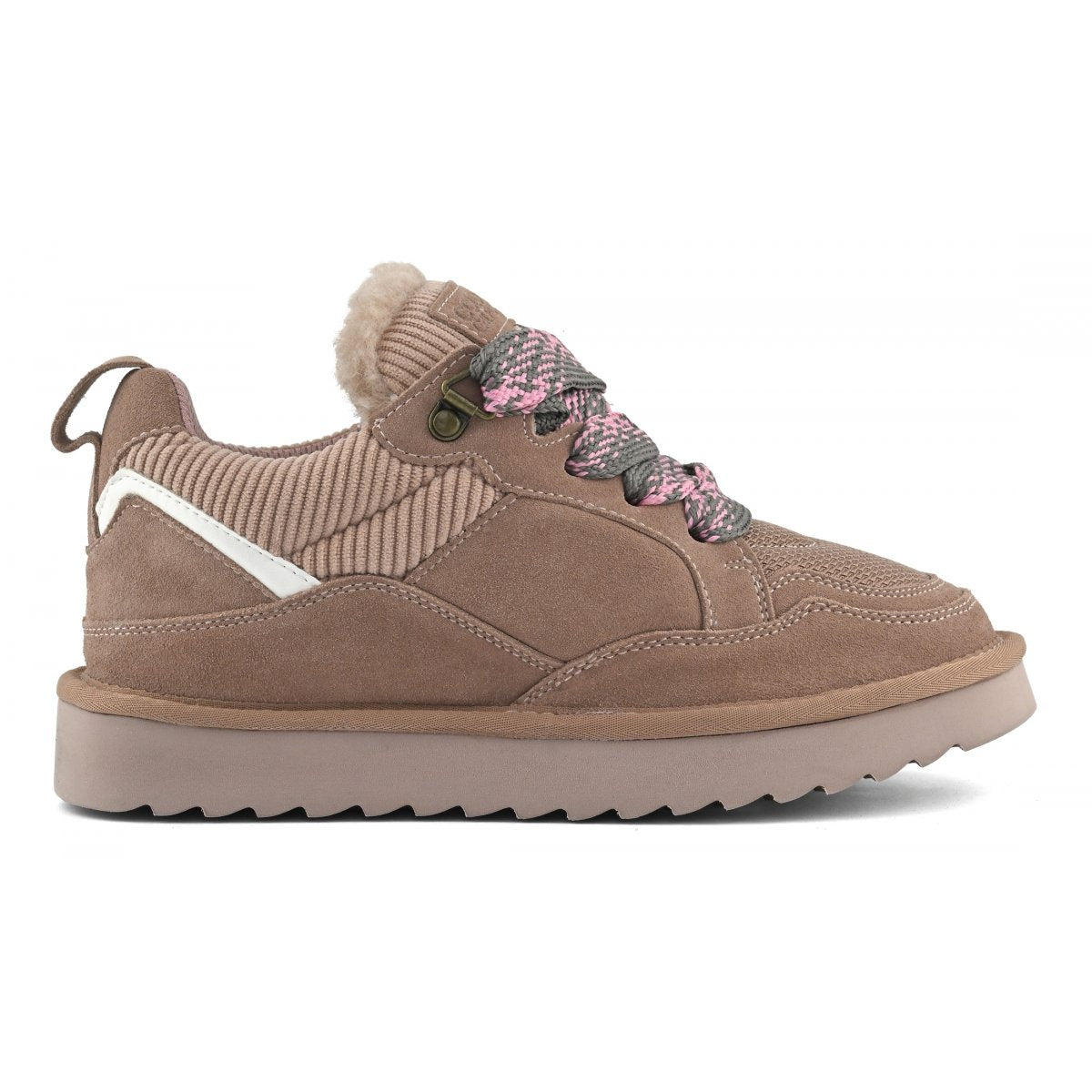 Cow suede sneaker