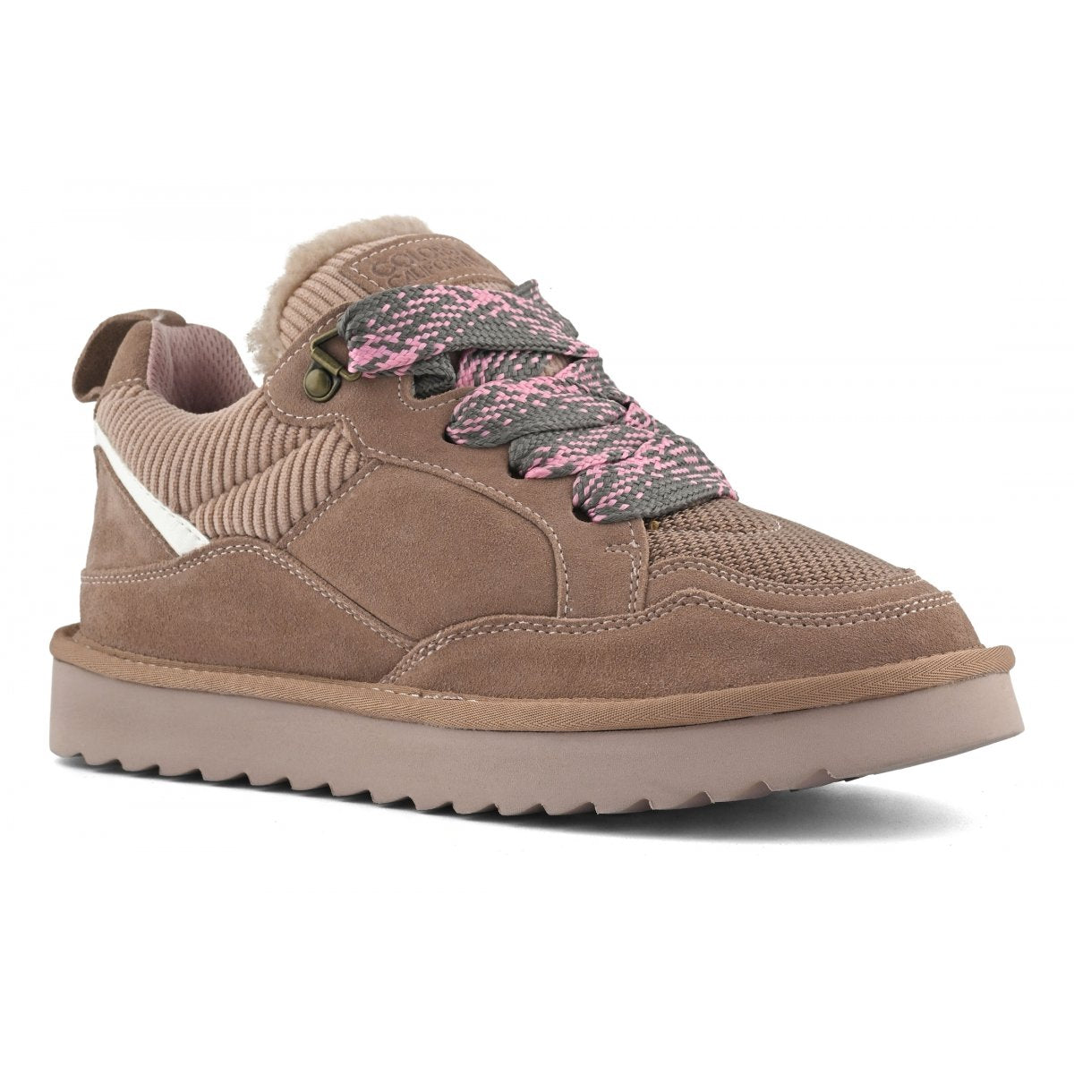 Cow suede sneaker