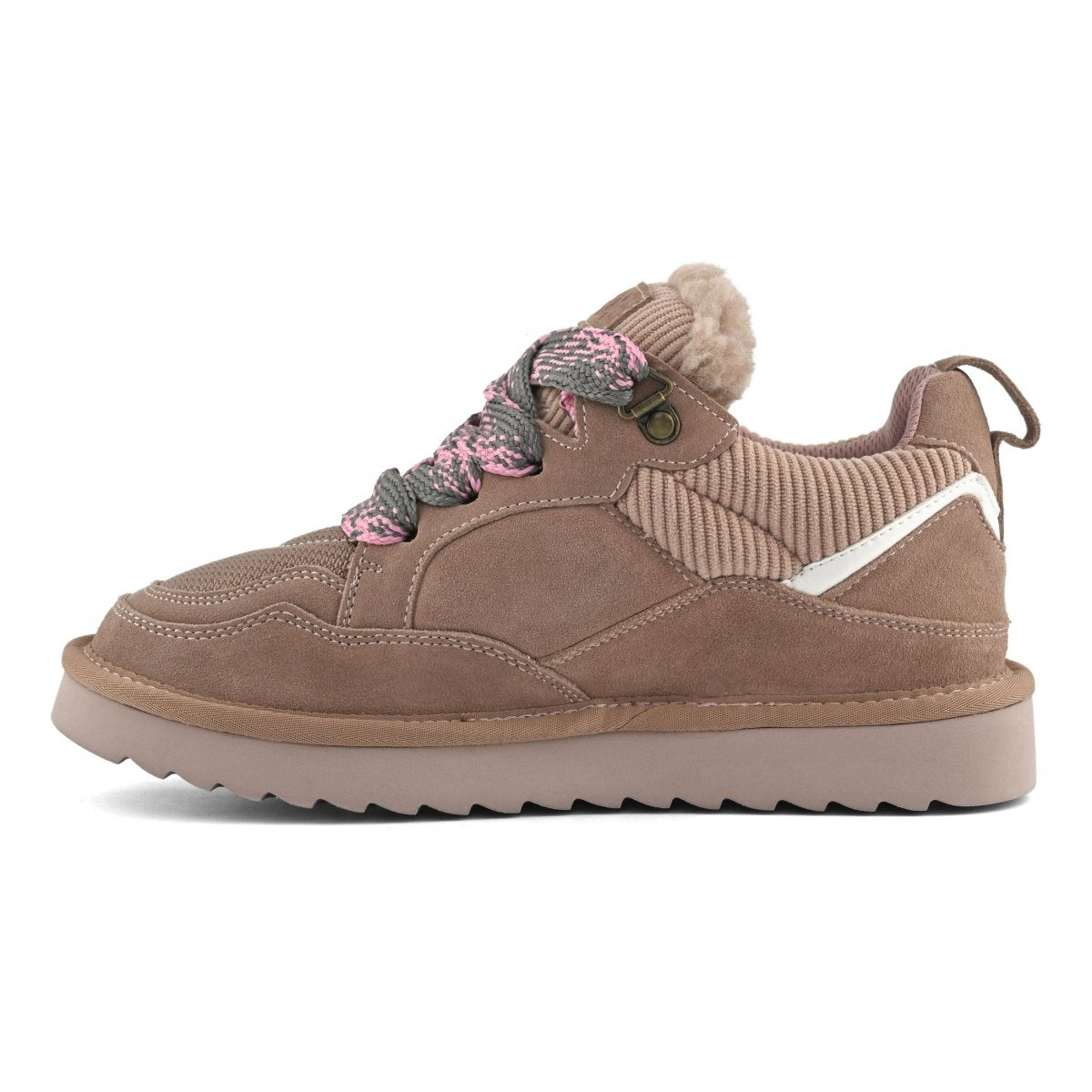 Cow suede sneaker