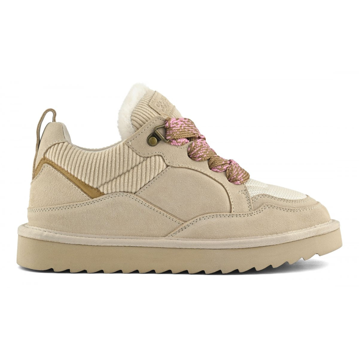 Cow suede sneaker