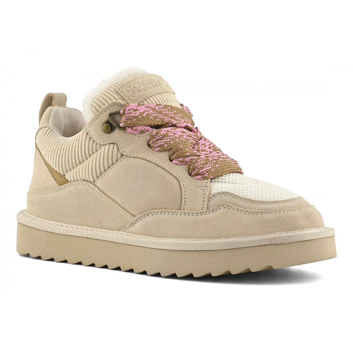 Cow suede sneaker