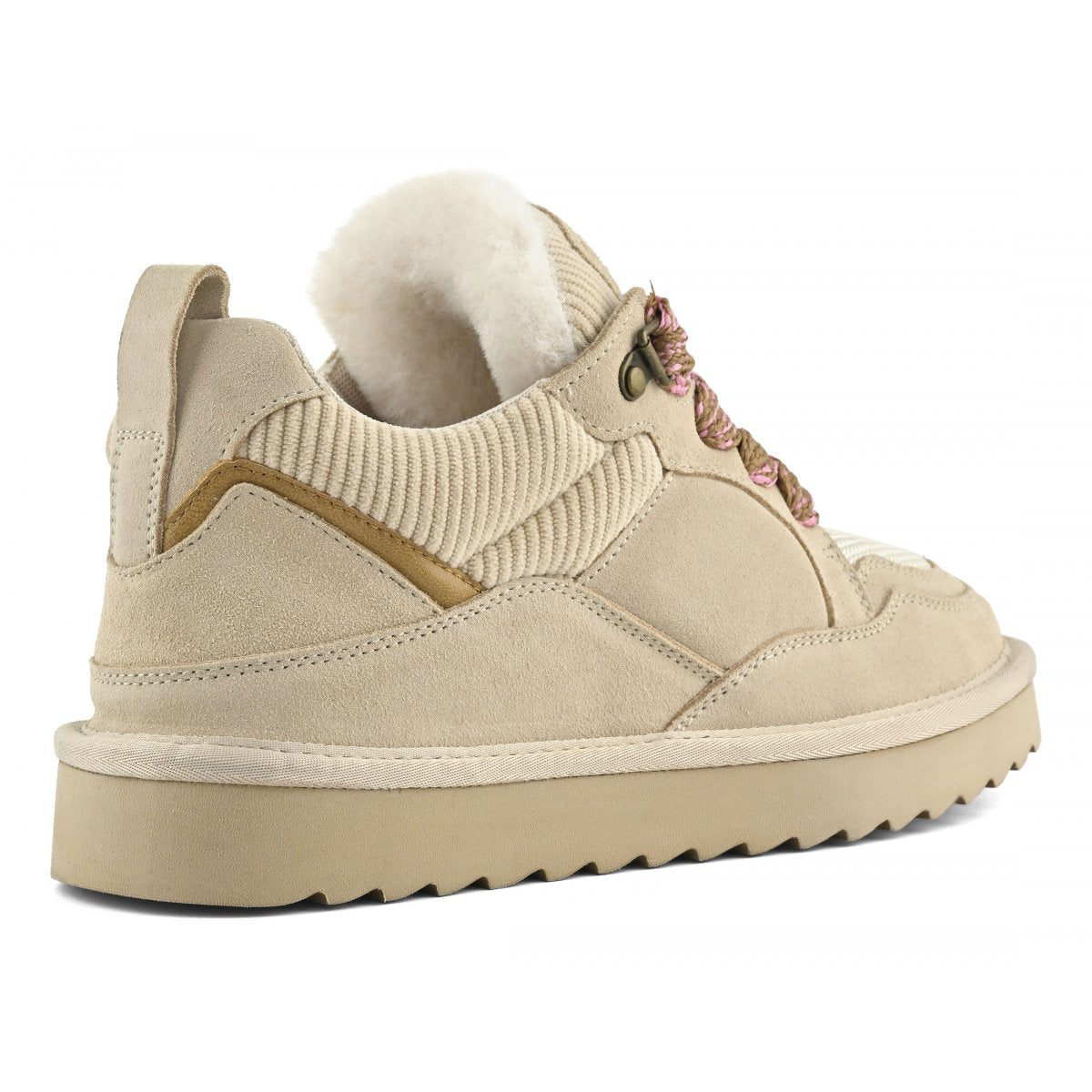Cow suede sneaker