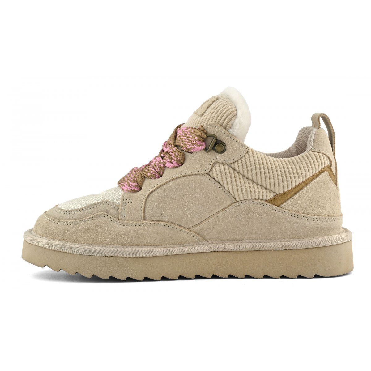 Cow suede sneaker