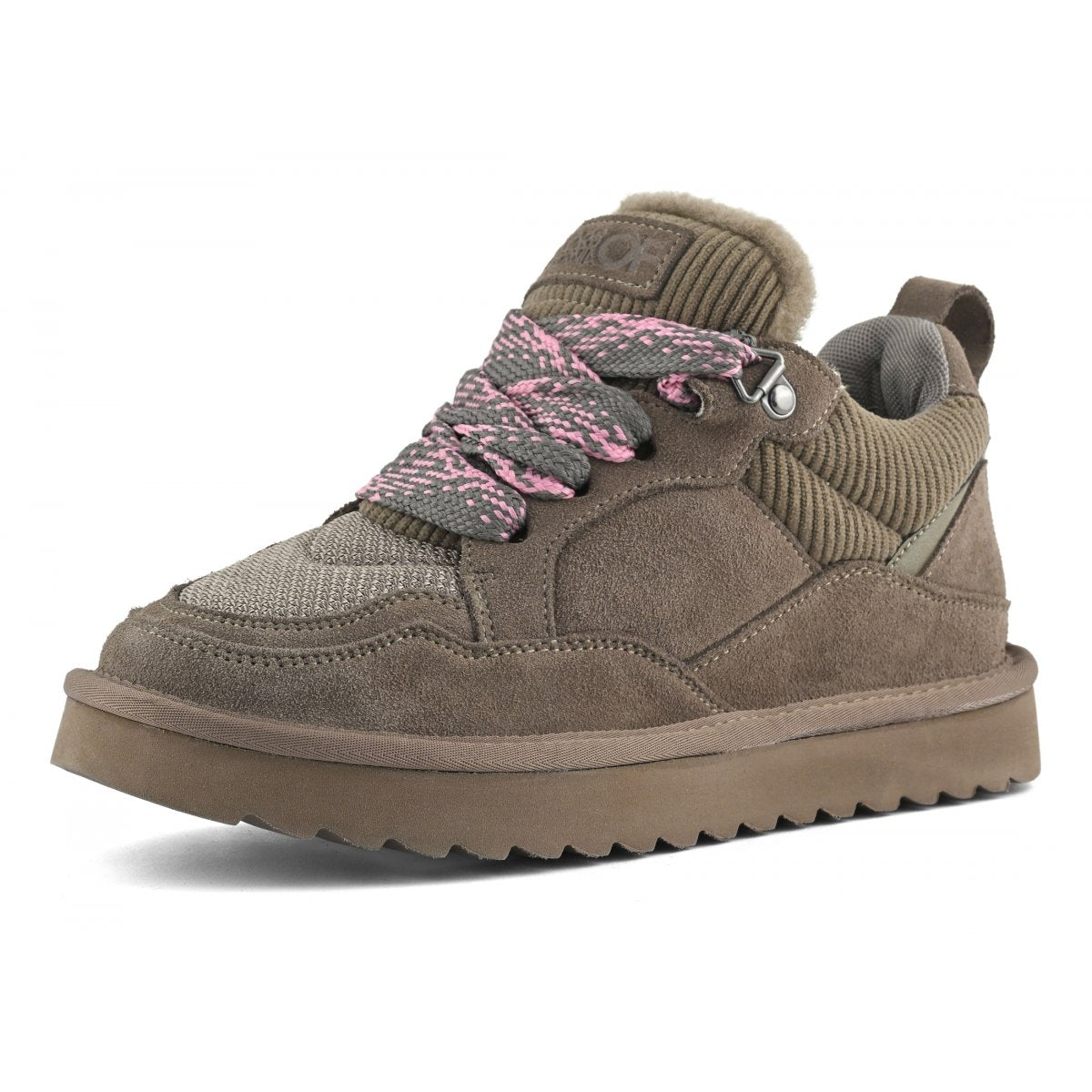 Cow suede sneaker