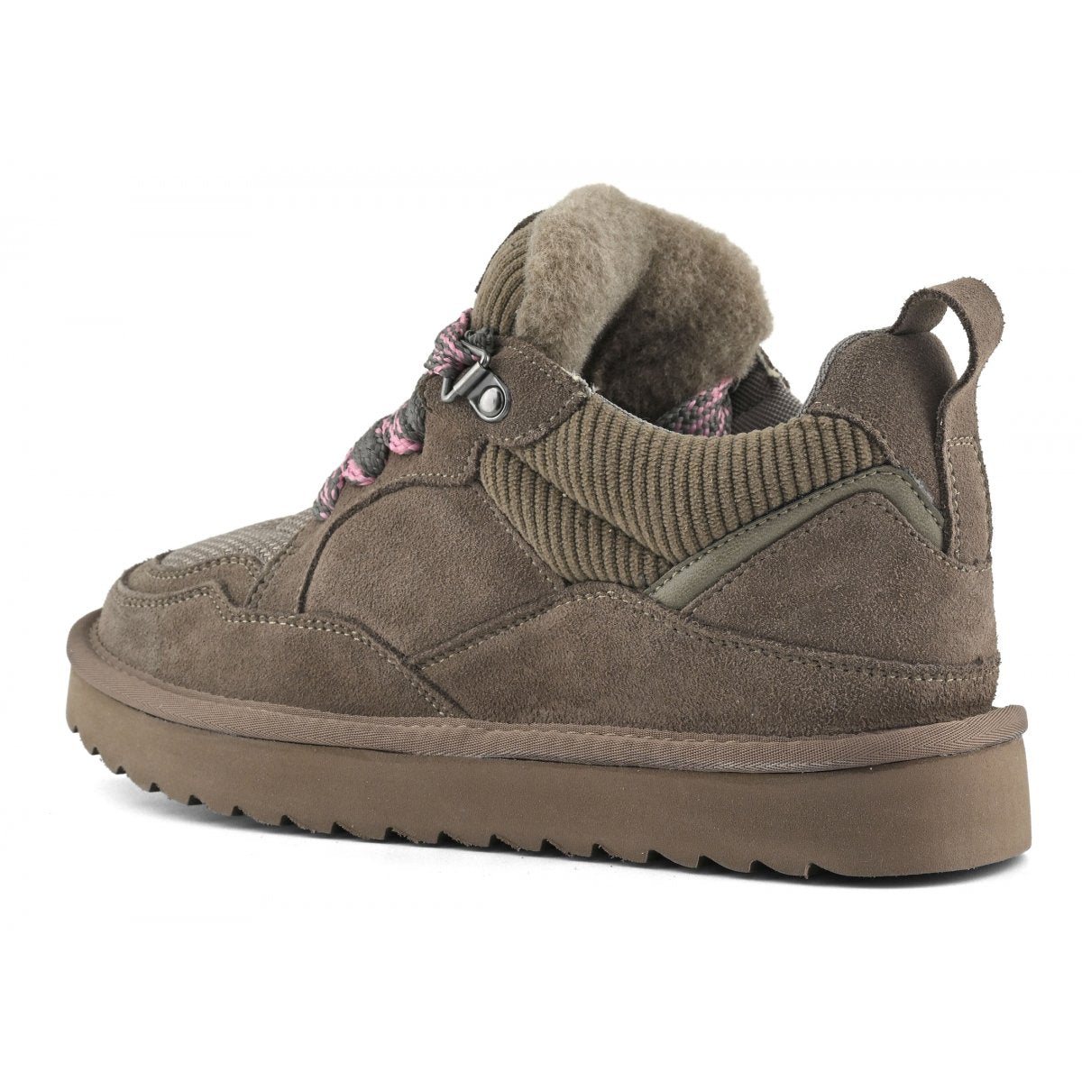 Cow suede sneaker