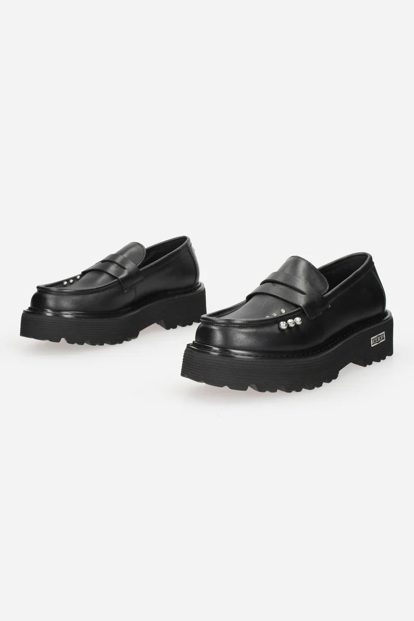 SLASH 4818 MOC W LEATHER BLACK/CRYS