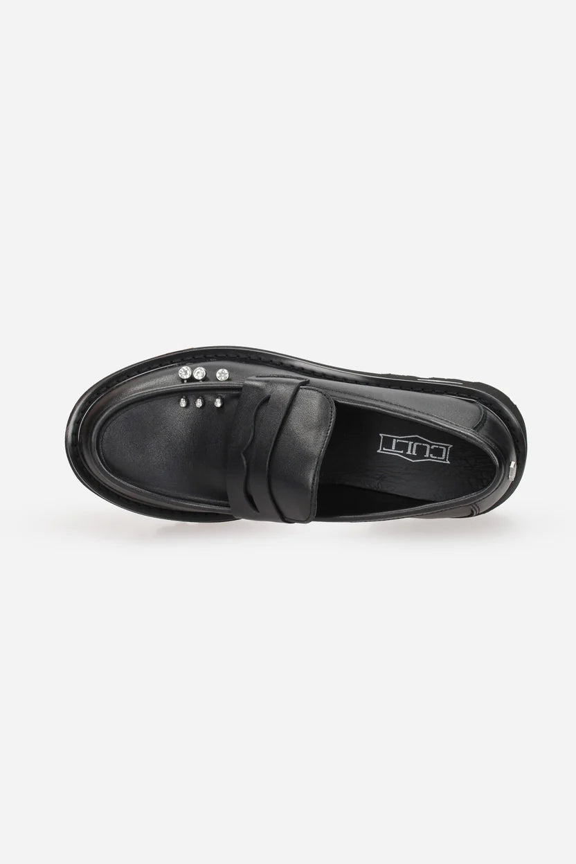 SLASH 4818 MOC W LEATHER BLACK/CRYS