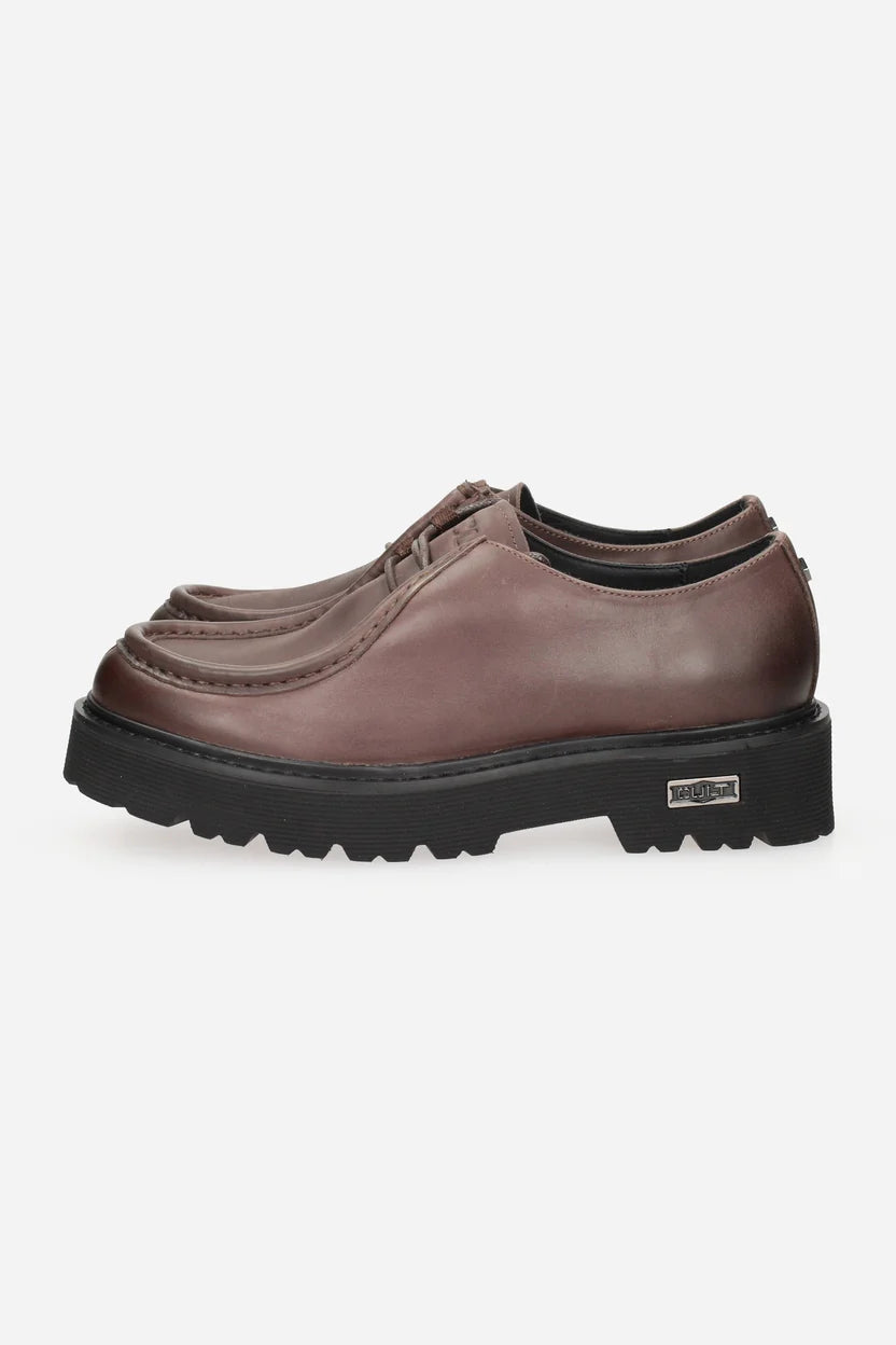 SLASH 4546 LOW M LEATHER DK.BROWN