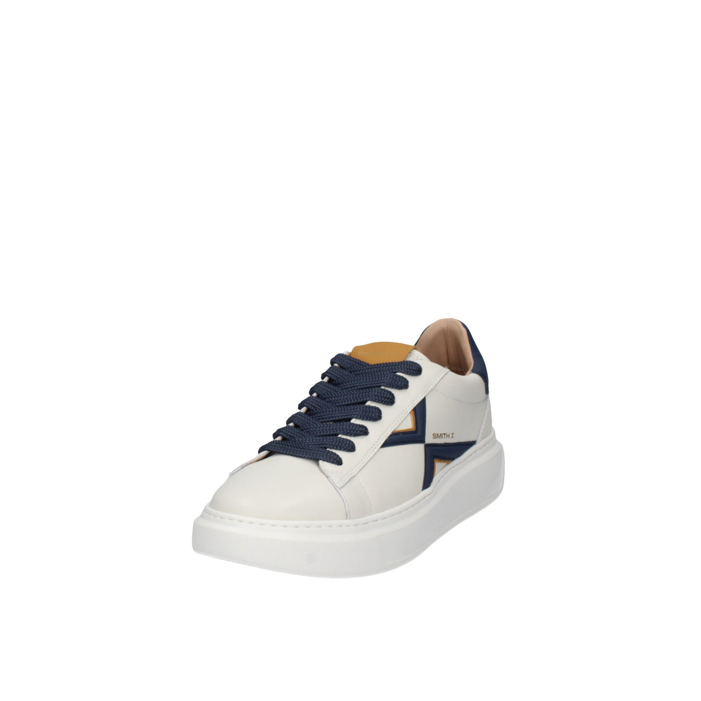 COLLEGE MAN WHITE MUSTARD BLUE
