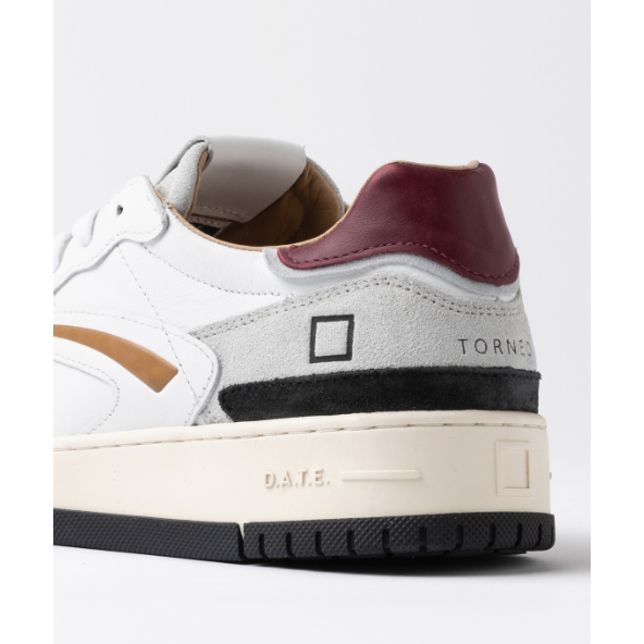 TORNEO PURE V.CALF WHITE-BORDEAUX M8D