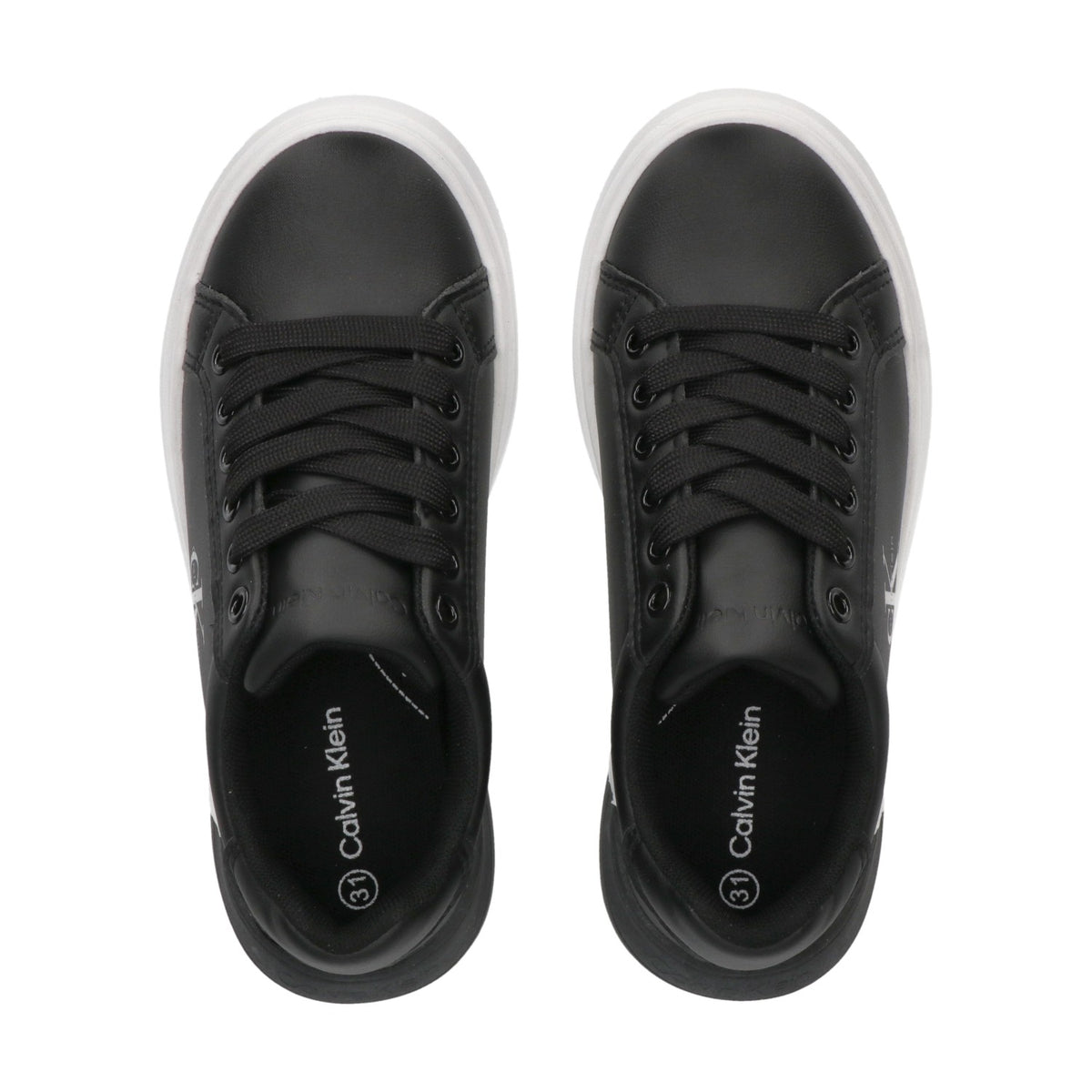 Calvin Klein Sneaker Bassa Allacciata Nero Unisex - immagine 3
