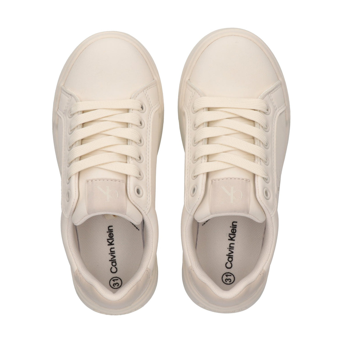Calvin Klein Sneaker Bassa Allacciata Latte Unisex - immagine 3