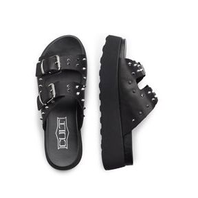 JANIS 3146 Sandal W leather black silver