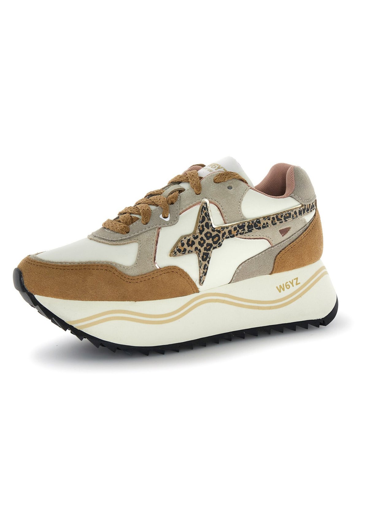 DEVA-W. SUEDE/NYLON/WAVE SOLE BROWN-MILK
