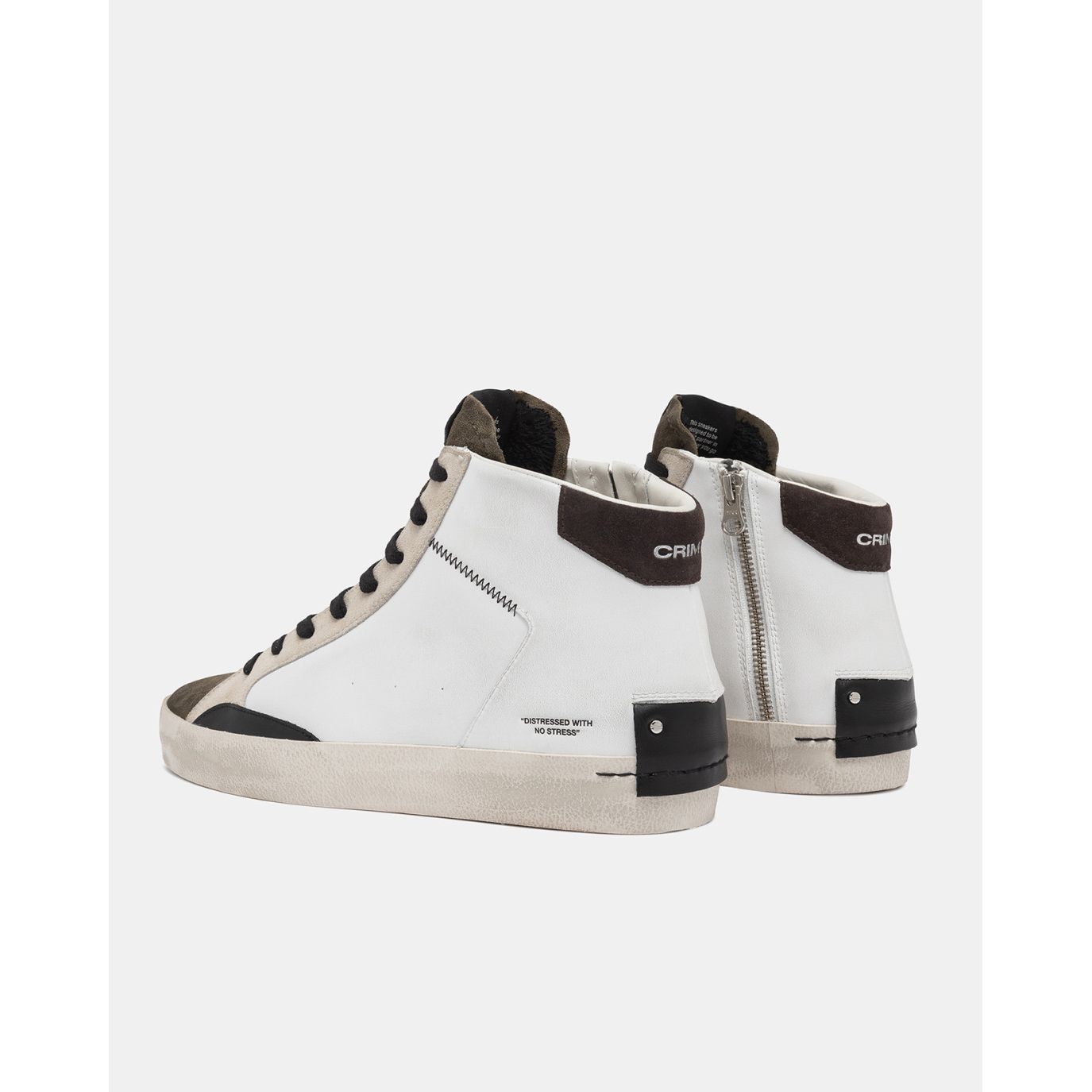 DISTRESSED HIGH WHITE