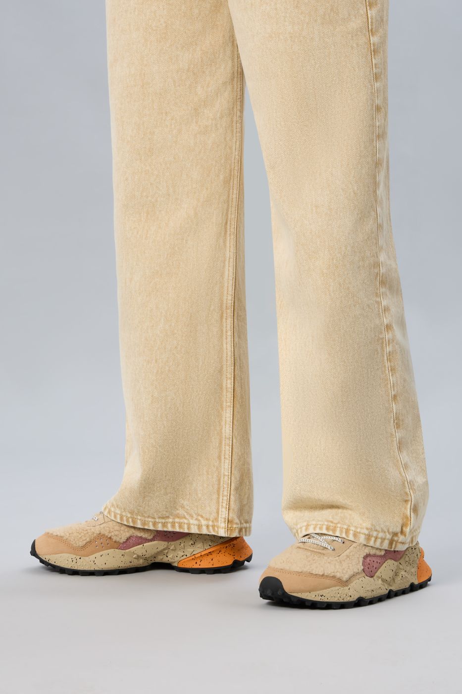 KOTETSU WOMAN SUEDE  PIGSKIN/TEDDY COGNAC-BEIGE-CIPRIA