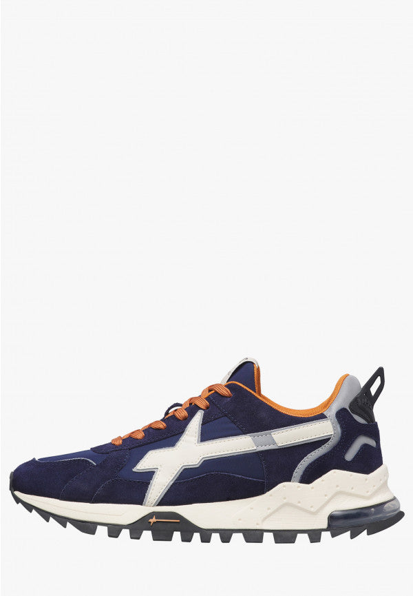 BREEZE 3-M. SUEDE/NYLON NAVY-BLEU