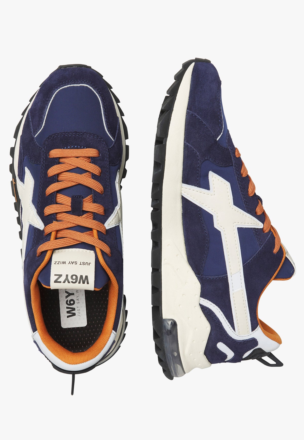 BREEZE 3-M. SUEDE/NYLON NAVY-BLEU