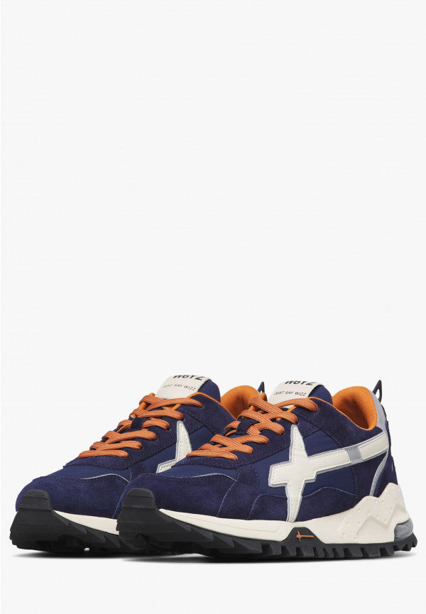 BREEZE 3-M. SUEDE/NYLON NAVY-BLEU