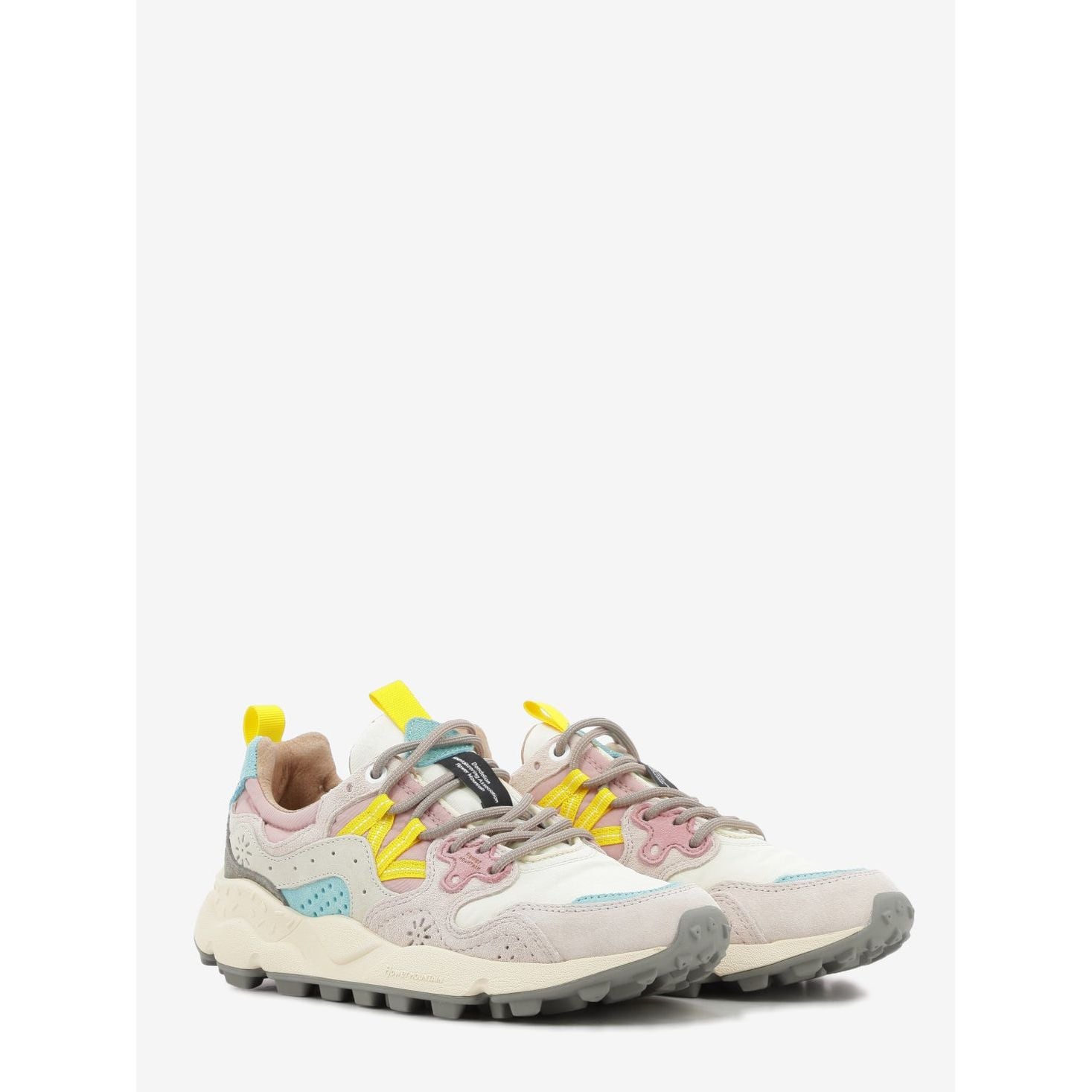 Yamano 3 Woman SUEDE/NYLON Light Pink-Offwhite-Pink