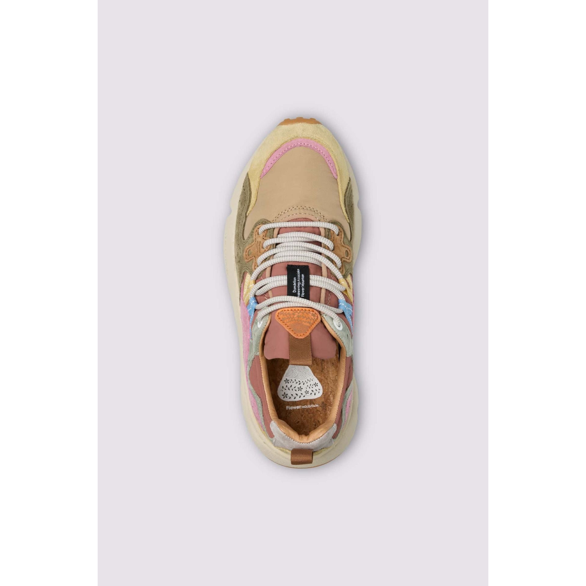 Sneaker Yamano 3 Woman Cream-Military-Pink