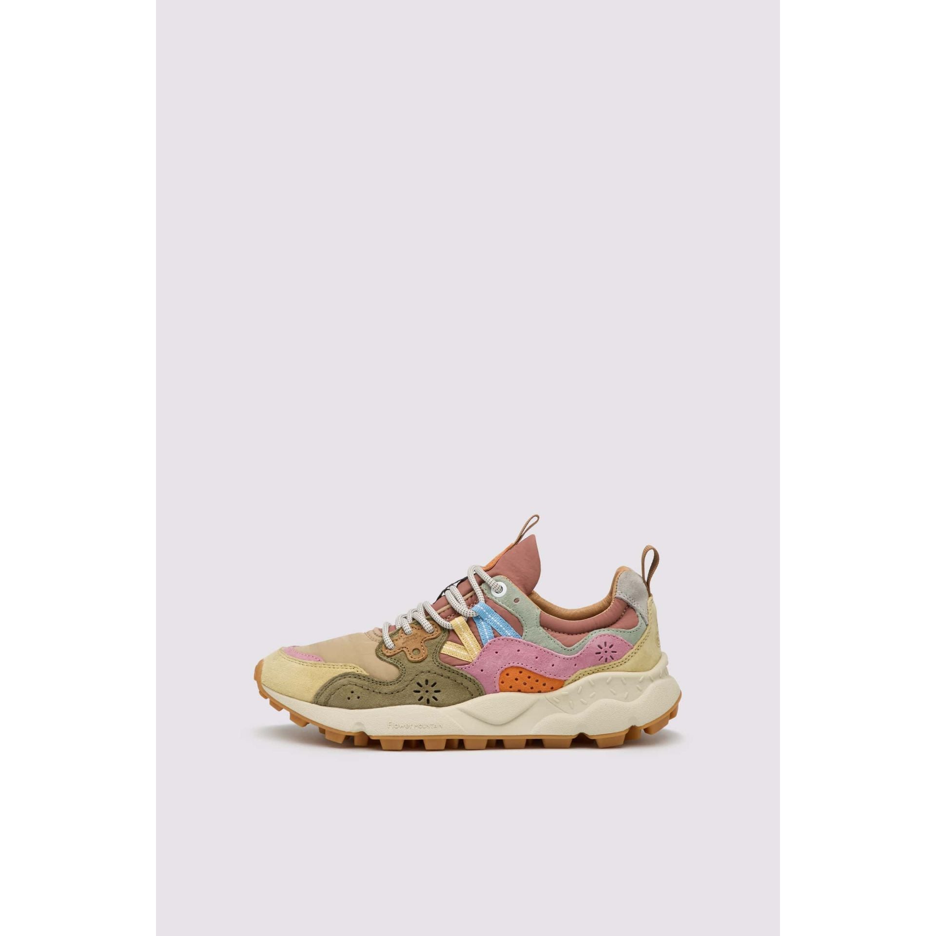 Sneaker Yamano 3 Woman Cream-Military-Pink