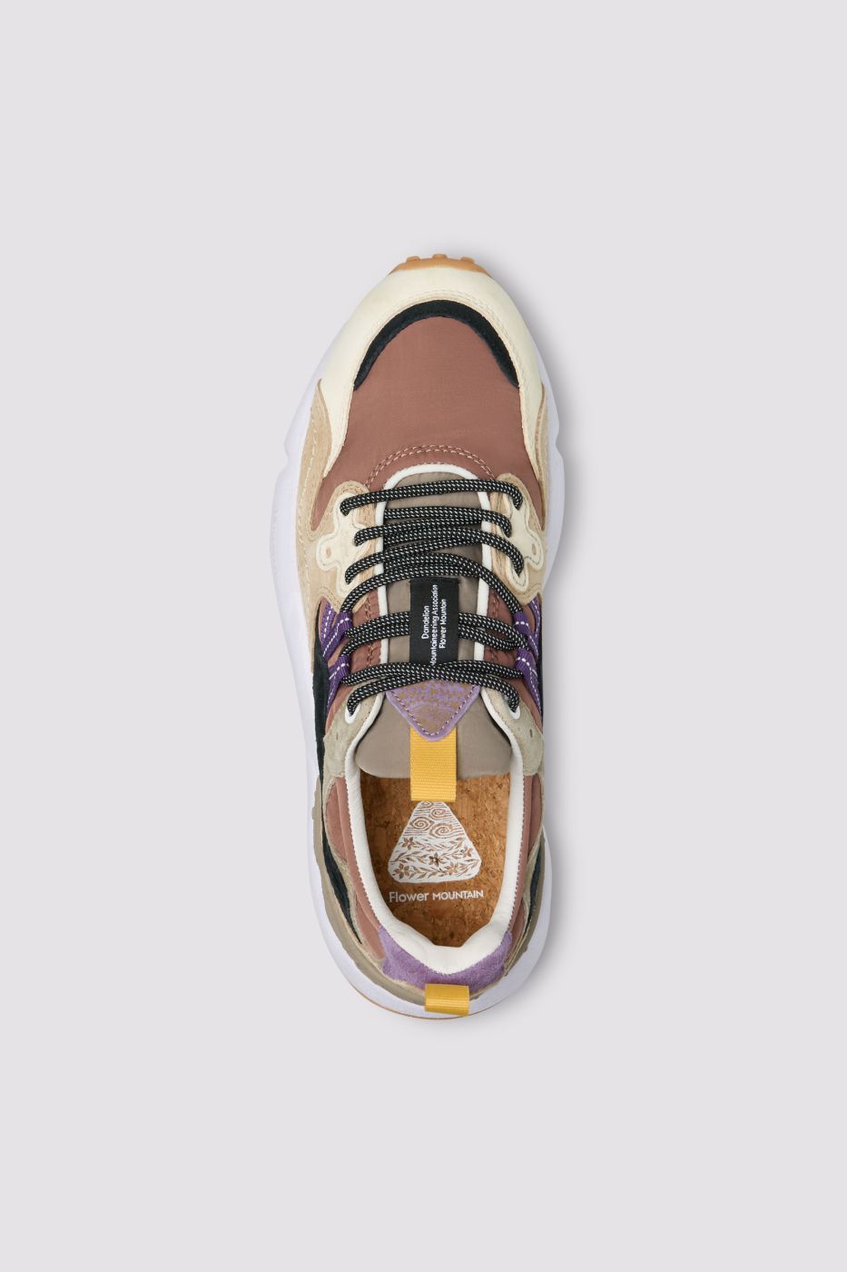 YAMANO 3 UNI SUEDE/NYLON CREAM-BROWN-COPPER