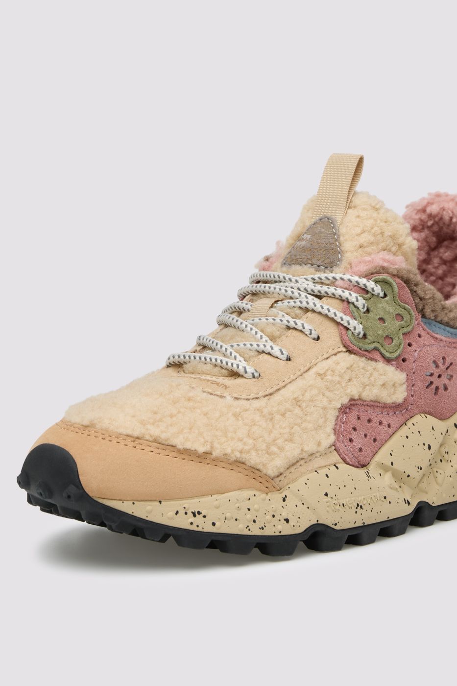 KOTETSU WOMAN SUEDE  PIGSKIN/TEDDY COGNAC-BEIGE-CIPRIA