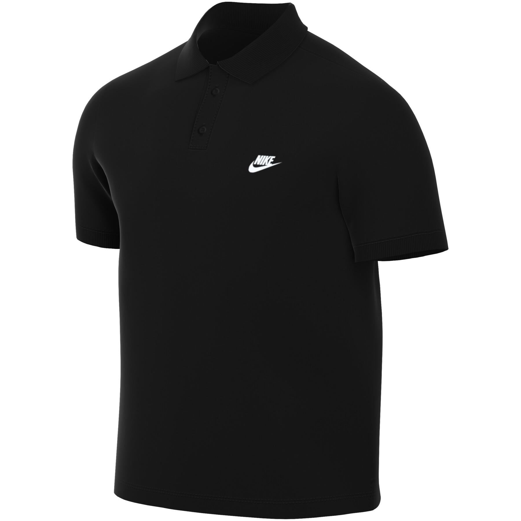 NIKE POLO CLUB PIQUE UOMO NERO