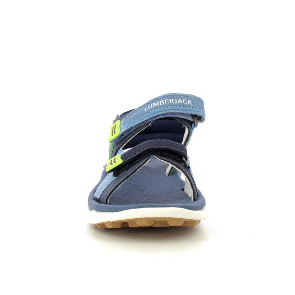 BOY NAVY BLUE SANDALS WIGGLY-SND2V-01