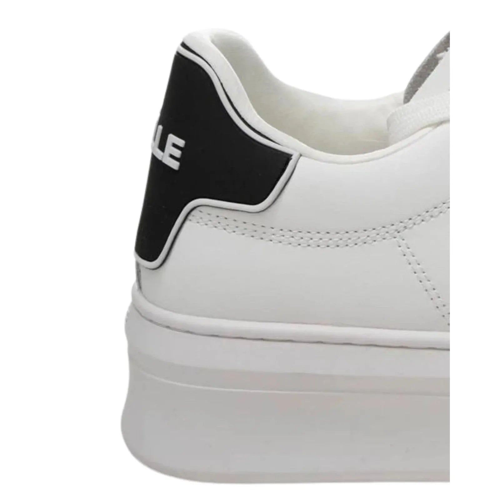 SNEAKERS ADDICT CON RUBBER PATCH BIANCO-NERO