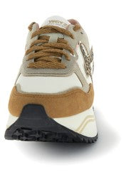 DEVA-W. SUEDE/NYLON/WAVE SOLE BROWN-MILK