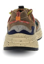 YAMABUSHI MAN SUEDE/NYLON BROWN-BLACK-MUD